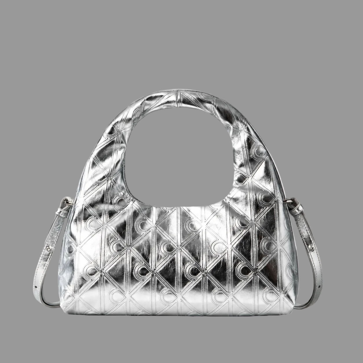 Puffer Emblem Logo Metallic Mini Bag